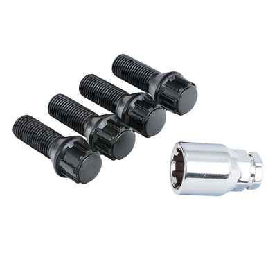 M12x1.5 Locking Wheel Bolts + Key